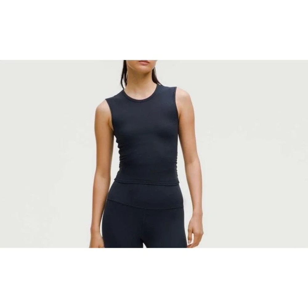 Lululemon All it takes Back-twist ribbed‎ Tank Top Black Women